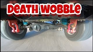 DEATH WOBBLE 80 SERIES LANDCRUISER  CAUGHT ON CAMERA [upl. by Toomin]