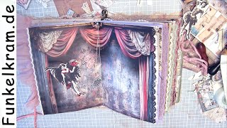 JunkJournal Tutorial Lass die Puppen tanzen unplugged Burlesque [upl. by Nayb768]