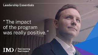 IMDs Leadership Essentials “The impact of the program was really positive” [upl. by Mak]