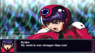 Super Robot Wars MX Portable  Aestivalis Custom Ryoko All Attacks English Subs [upl. by Kannan]