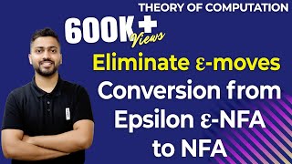 Conversion of epsilon NFA to NFA in Hindi  ToC  Studies Studio [upl. by Sabec501]