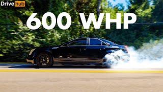 4 minutes of BRUTAL Cammed CTS V Exhaust  Exhaust Sound POV Accelerations amp FlyBys  DriveHub [upl. by Lucine]