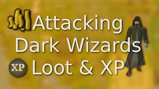 OSRS Dark Wizards  XP and Drops from 1 Hour [upl. by Leshia]