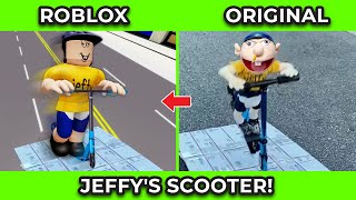 SML Movie vs SML ROBLOX Jeffys Scooter  Side by Side [upl. by Eidnil393]