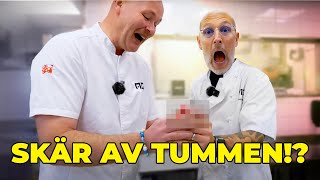 PANIKEN NÄR JAG SKÄR MIG Tappar vigselringenÄter världens dyraste kött [upl. by Moriarty403]