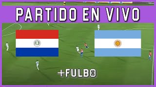 PARAGUAY vs ARGENTINA EN VIVO 🔥 ¡JUEGA MESSI 🏆 ELIMINATORIAS SUDAMERICANAS [upl. by Leasi]