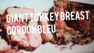 Roast Turkey Breast Ballotine de Dinde Roll Cordon Bleu  Gingerbread Cottage [upl. by Bradwell]