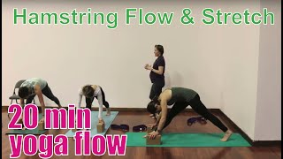 20 Minute Yoga Class  Hamstring Flow amp Stretch [upl. by Kotta934]