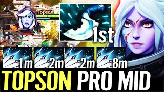 🔥 TOPSON Drow Ranger MID Blink  Wraith Band 1st ITEM — Gosu Style MOST Active Meta Build Dota 2 Pro [upl. by Charlotte]