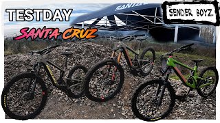 5010 vs Megatower vs Nomad  Santa Cruz MTB Testday auf der Halde 👊 Wie geil ist das bitte [upl. by Erbes]