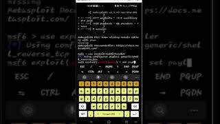 how to use Metasploit on termux [upl. by Artinak]