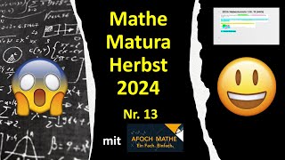 Matura 2024 Nebentermin 1 Herbst Nr 13 Preisunterschied [upl. by Rona]