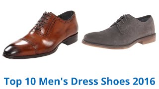 10 Best Mens Dress Shoes 2016 [upl. by Ahsienad]