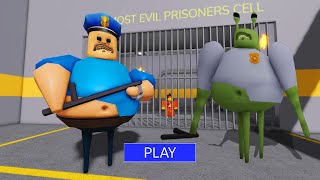 BARRYS PRISON RUN  Ailen Base Obby Walkthrough FULL GAME roblox [upl. by Reehsab222]