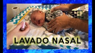 LAVADO NASAL bebe en 2 minutos 😱 CÓMO HACERLO [upl. by Jessie]