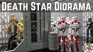 Death Star Corridor Diorama for 6quot Black Series Figures [upl. by Anahsat647]