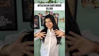 Office Wear Shirts for Women Under Rs300😍 short myntra [upl. by Ecnerewal]