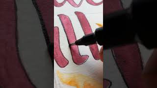 Another fall theme drawing in progress autumn illustration watercolor artshorts arte ytshort [upl. by Eenat]