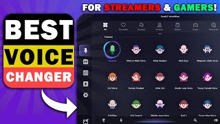 BEST RealTime Voice Changer for YOUTUBERS amp STREAMERS on PC [upl. by Aicenev]