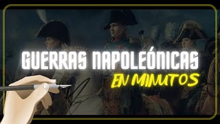 LAS GUERRAS NAPOLEÓNICAS en minutos [upl. by Sudnor]