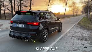 Cupra Ateca  35“ Klappenauspuff mit ECE EG EWG Zulassung  EEXHAUST [upl. by Assilaj]