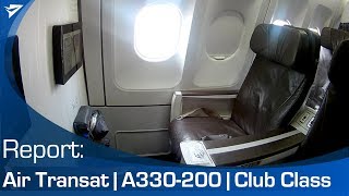 REPORT Air Transat A330 Club Class [upl. by Hermia527]