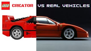 LEGO Creator Expert Versus REAL Vehicles [upl. by Ecirtel959]