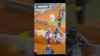 Jalek Swoll slams at charlotte‼️ supermotocross crash 2024 [upl. by Malda]