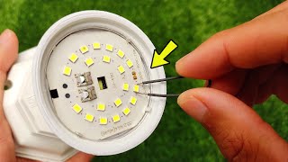 Unexpectedly repairing LED light bulbs is so easy and effective great idea [upl. by Schlessel579]