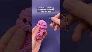 The easiest way to add keychains to your amigurumi [upl. by Glyn567]