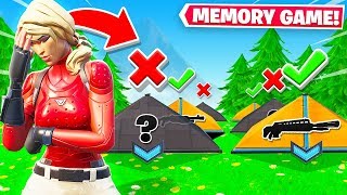 MEMORY Weapon MATCH NEW Fortnite Battle Royale Game [upl. by Rambow171]