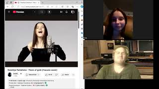 Daneliya Tuleshova  Tears of gold Faouzia cover REACTION BY MUSIC INSIDER BRETT DOUGLAS [upl. by Calloway]