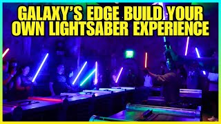 Galaxys Edge Build Your Own Lightsaber Experience [upl. by Tenney334]