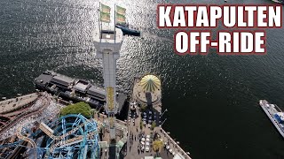 Katapulten OffRide Footage Grona Lund SampS Drop Tower  NonCopyright [upl. by Neelrad]