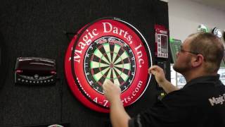 How to use a Target Vision 360 Lighting System for Home Soft Tip Dart Boards [upl. by Ayor250]