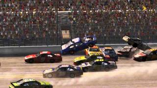 Nascar 2011 the Game Huge Crash HD [upl. by Nhojleahcim126]