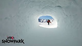 Funline im Ischgl Snowpark Funpark in der Silvretta Arena IschglSamnaun [upl. by Loux]