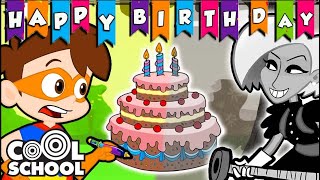 🥳 Drew Saves The Birthday Party 🎂 A Drew Pendous Story  Cool School Cartoons for Kids [upl. by Initirb727]