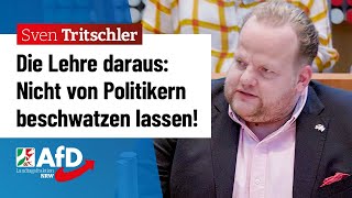 Nicht von Politikern beschwatzen lassen – Sven Tritschler AfD [upl. by Thomey]