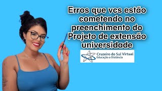 Como fazer o projeto de extensão cruzeiro do SulUnicid Unifran [upl. by Arej]