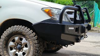 HILUX VIGO SINGLE CAB Bull Bar Upgrade [upl. by Douglass]