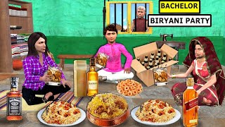 December 31st Ka Bachelor Biryani Party 2024 Chicken Biryani Mutton Fry Hindi Kahaniya Moral Stories [upl. by Oiraved390]