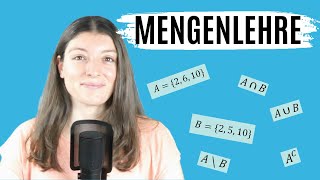 MENGENLEHRE VEREINIGUNGSMENGE SCHNITTMENGE DIFFERENZMENGE amp KOMPLEMENT [upl. by Yeorgi41]