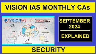 vision ias monthly current affairs  september 2024  security [upl. by Harrington]