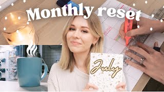 JULY MONTHLY RESET  Monthly Goal Planning amp Overview [upl. by Edric]