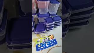 20pcs set tupper ware youtube tupperware [upl. by Lucius]