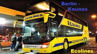 Ecolines Berlin  Kaunas [upl. by Naiva]