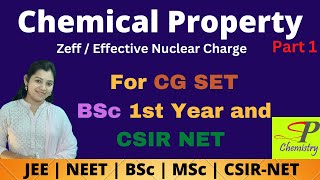 Chemical Periodicity  Chapter 1  CG SET 2024  CSIRNET  chemistry youtube [upl. by Netnerb]