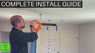 How To Install Ceiling Light Without Existing Wiring [upl. by Notyalc]