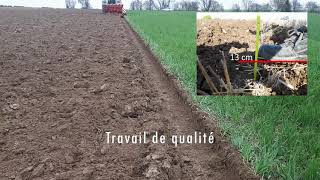 DEMBLON  Charrue mixte BIO pour labour agronomique ou classique [upl. by Juliette]